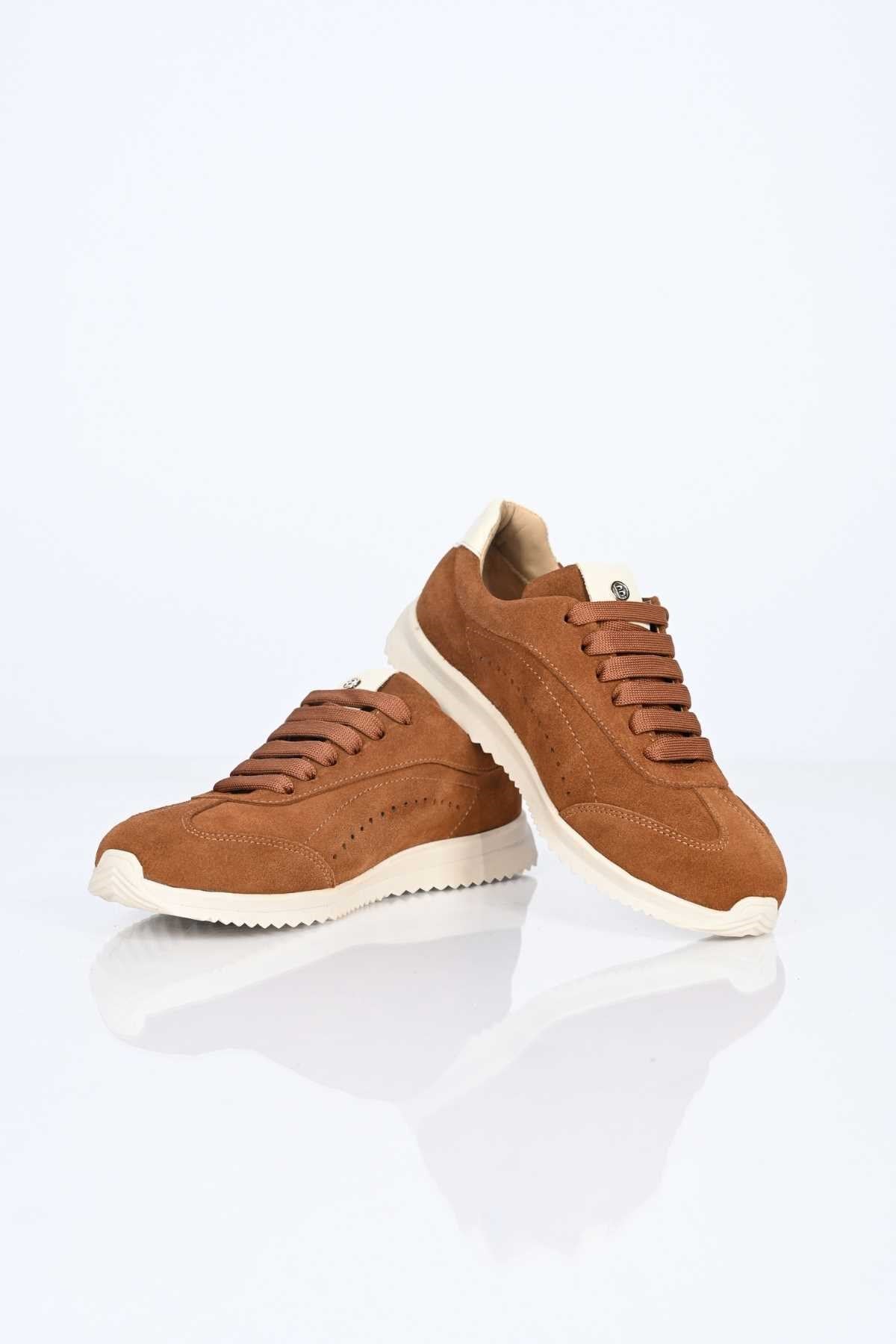 Bestello Lace-Up EVA Sole Genuine Leather Sneakers 338-7110 Women's Shoes