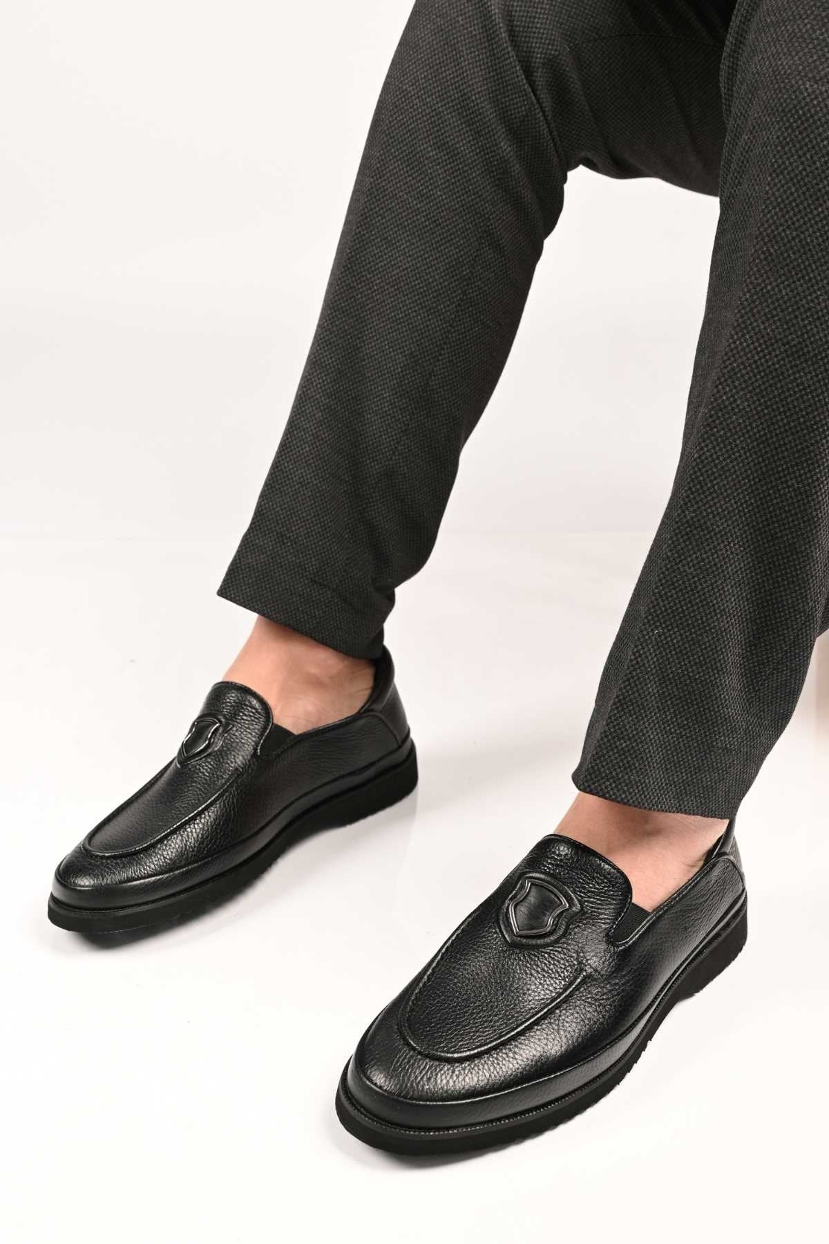 Bestello Slip-On Genuine Leather Casual Shoes with EVA Sole 333-03 Men's Shoes