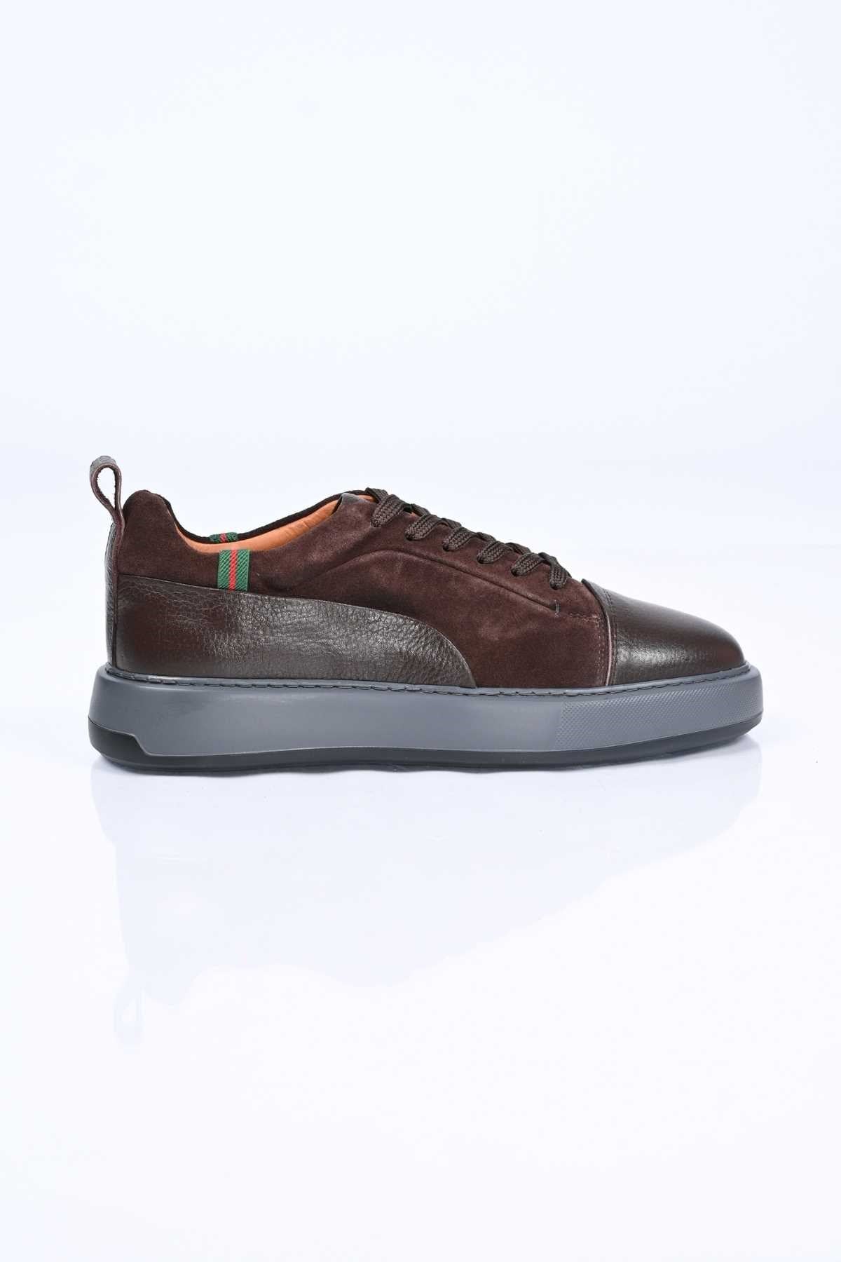 Bestello Lace-Up Genuine Leather EVA Sole Sneakers 174-22034 Men's Shoes