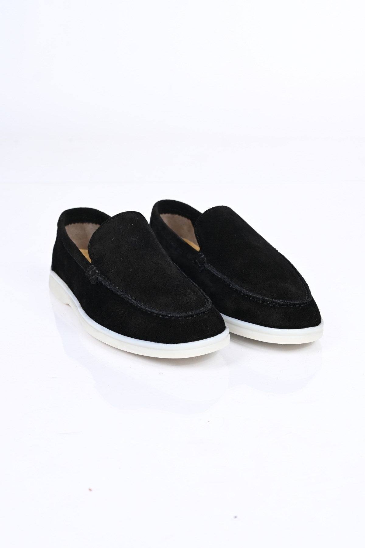 Bestello Slip-On Genuine Leather Loafers with Rubber Sole 028-2000 Men's Shoes
