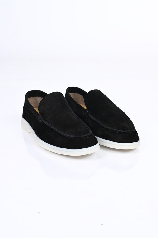 Bestello Slip-On Genuine Leather Loafers with Rubber Sole 028-2000 Men's Shoes