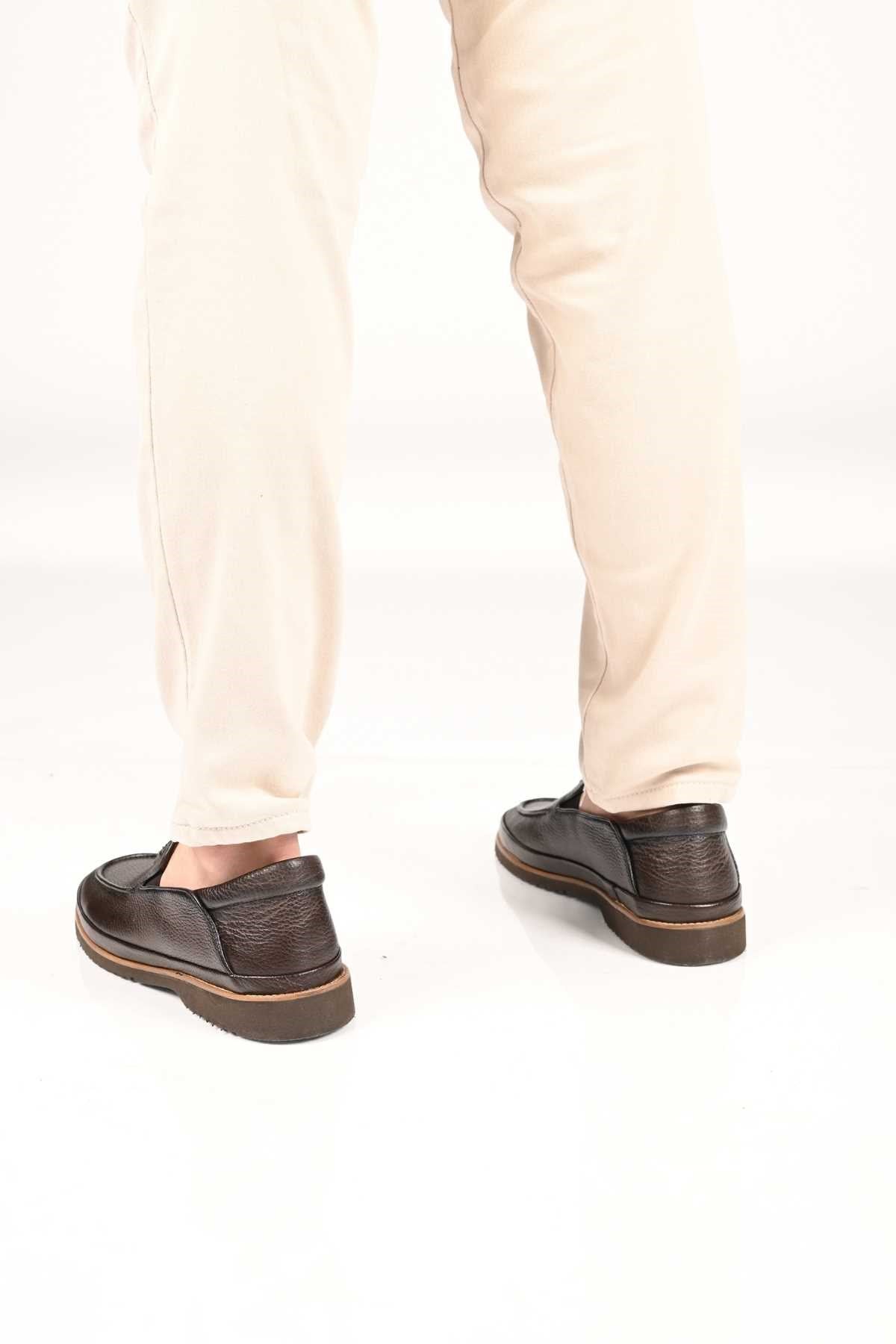 Bestello Slip-On Genuine Leather Casual Shoes with EVA Sole 333-03 Men's Shoes