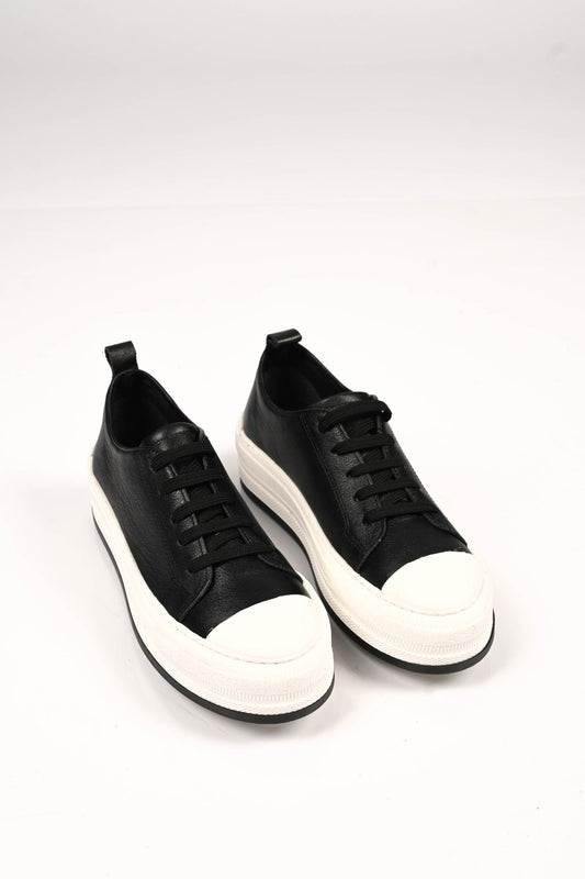 Bestello Lace-Up Genuine Leather Sneaker with Thermo Sole 101-23028-01 Women's Shoes