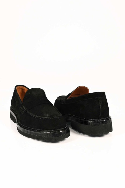 Bestello Slip-On Genuine Leather Loafers with EVA Sole 174-802 Men's Shoes