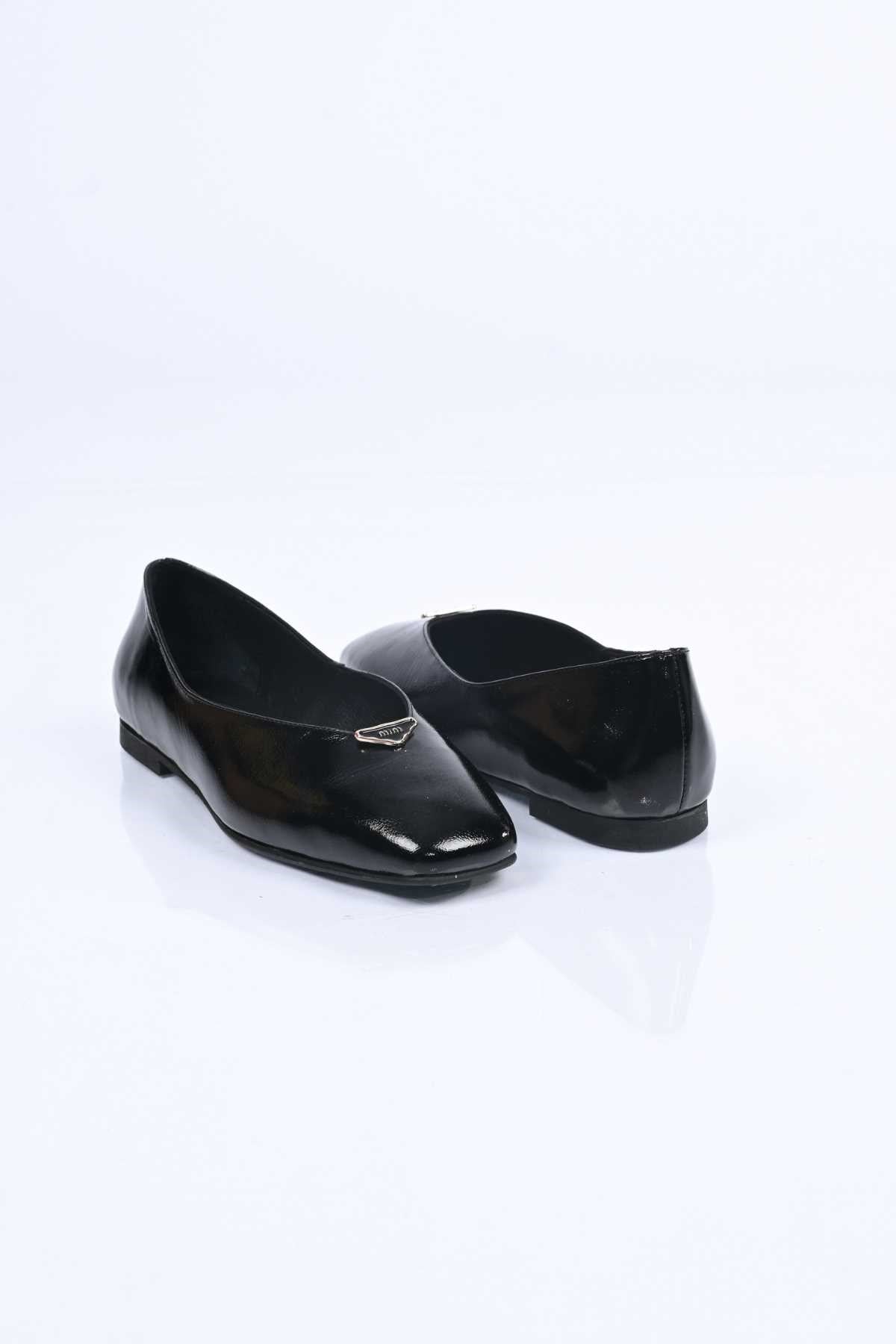 Bestello Genuine Leather Slip-On Ballet Flats with Buckle and Jurdan Sole 342-014 Women's Shoes