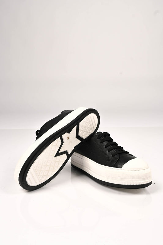 Bestello Lace-Up Genuine Leather Sneaker with Thermo Sole 101-23028-01 Women's Shoes