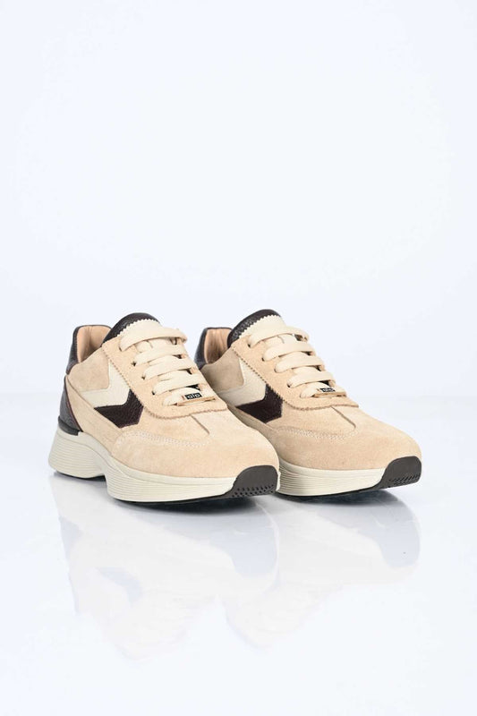 Bestello Lace-Up Genuine Leather Sneakers with Thermo Sole 338-7108 Women's Shoes