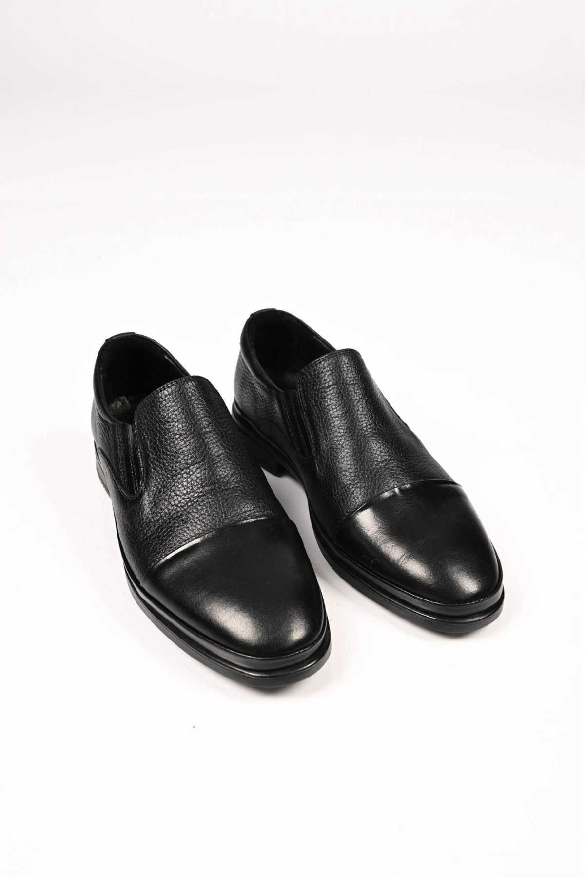 Bestello Slip-On Genuine Leather Comfort Shoes with Rubber Sole 333-1948 Men's Shoes
