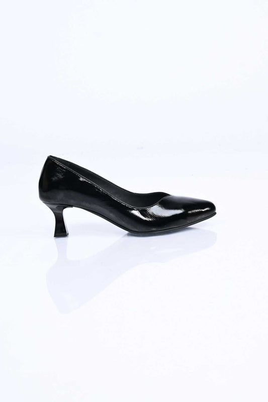 Bestello Genuine Leather Slip-On Shoes with Neolite Sole and Thin Heel 342-526 Women's Shoes