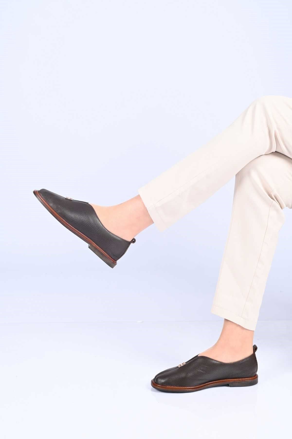 Bestello Slip-On Loafer with Buckle Detail, Jurdan Sole, Genuine Leather, 332-26106 Women's Shoes