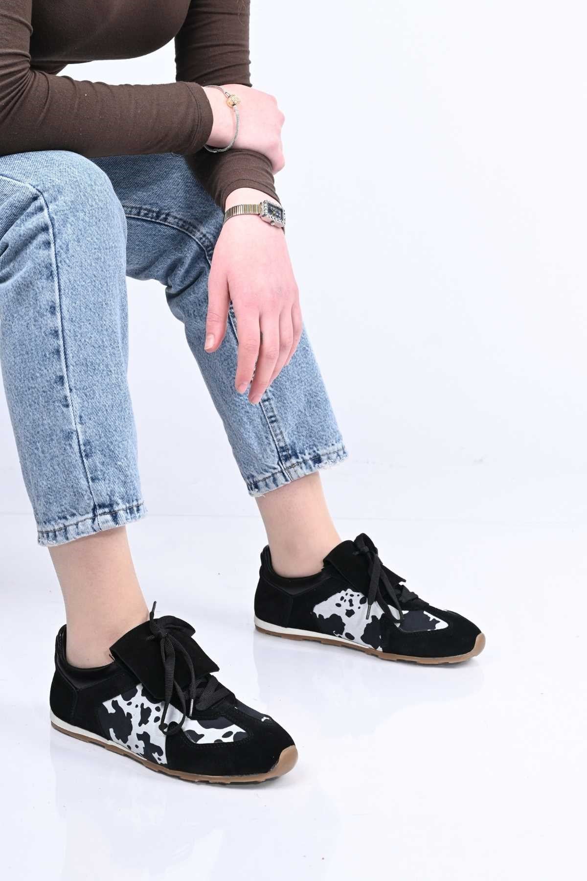 Bestello Lace-Up Genuine Leather Sneakers with Thermo Sole 341-0449 Women's Shoes
