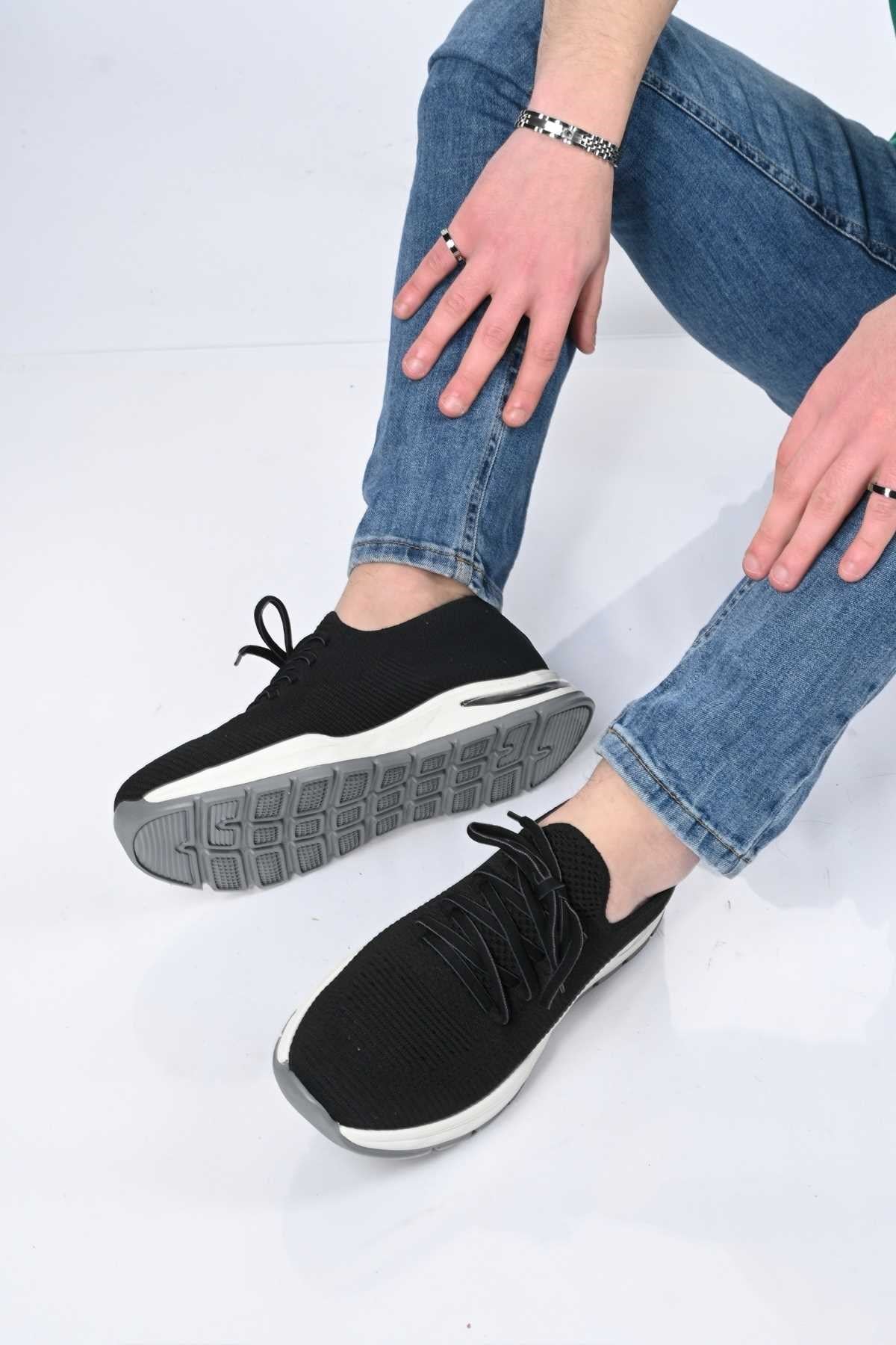 Bestello Lace-Up EVA Sole Knit Sneakers 333-1994 Men's Shoes