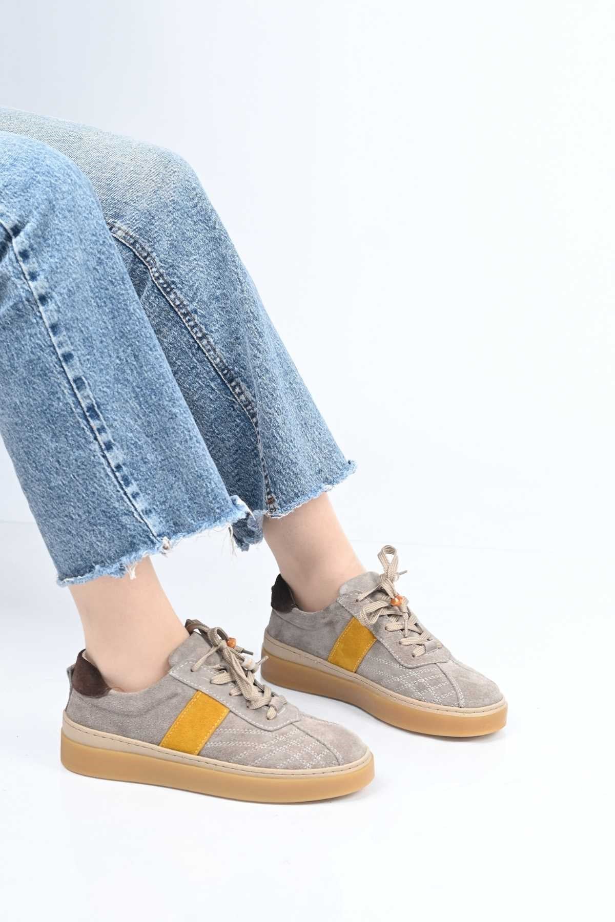 Bestello Lace-Up Genuine Leather Sneakers with Thermo Sole 345-1428 Women's Shoes