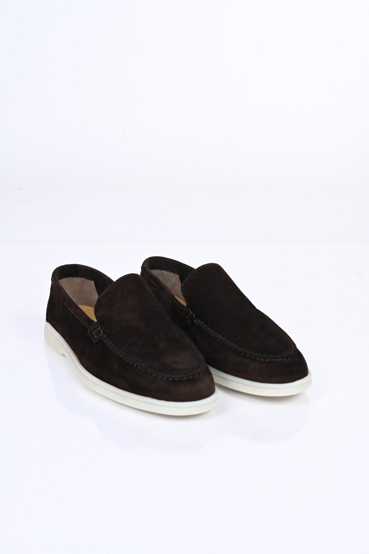 Bestello Slip-On Genuine Leather Loafers with Rubber Sole 028-2000 Men's Shoes