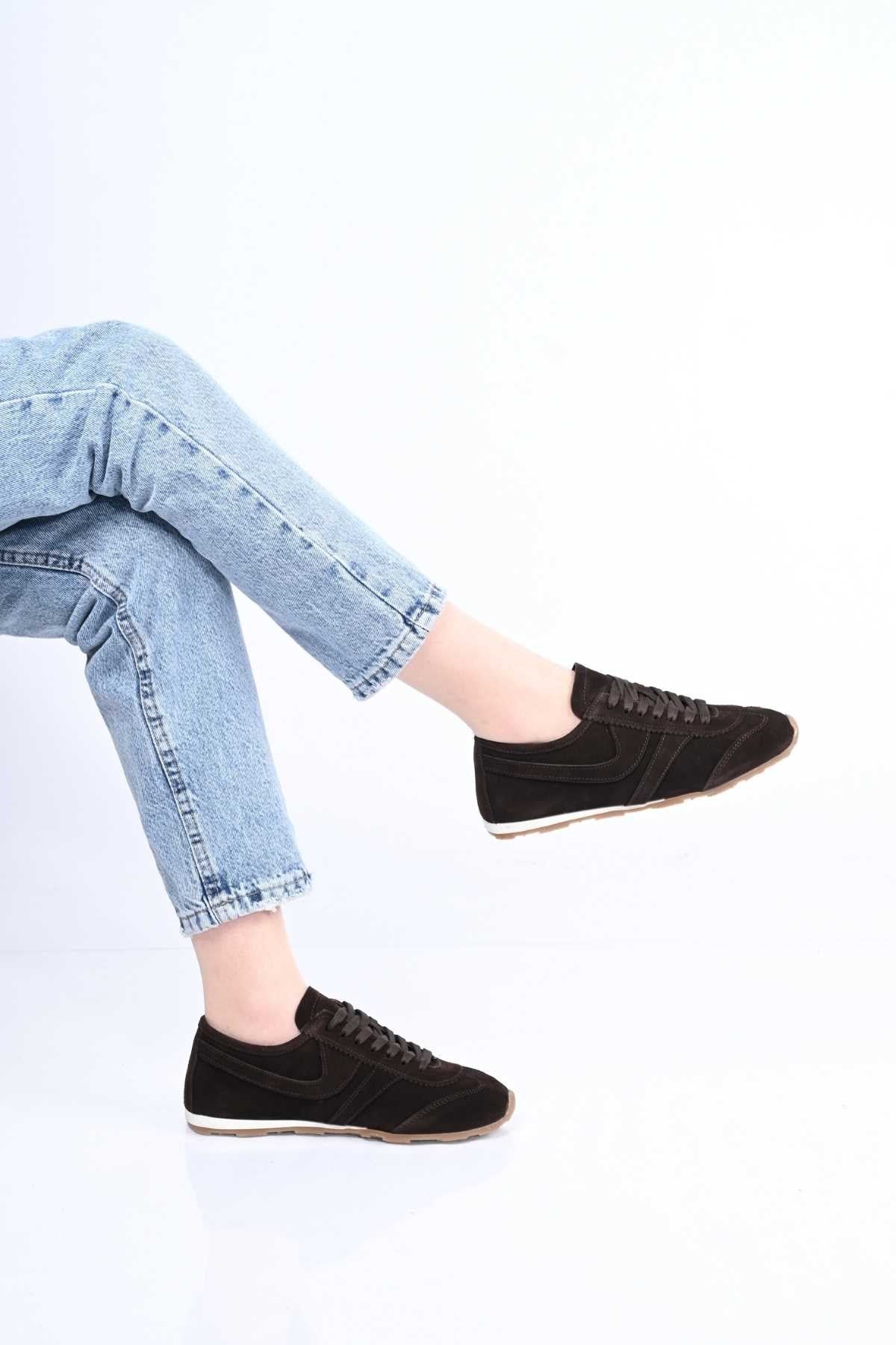 Bestello Lace-Up Genuine Leather Sneakers with Thermo Sole 341-0135 Women's Shoes