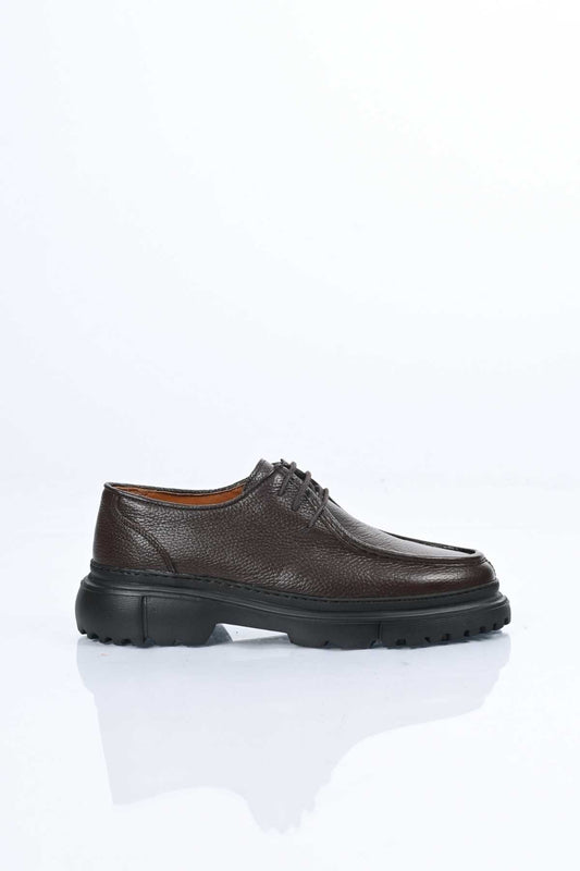 Bestello Lace-Up Genuine Leather Casual Men's Shoes with EVA Sole 179-100