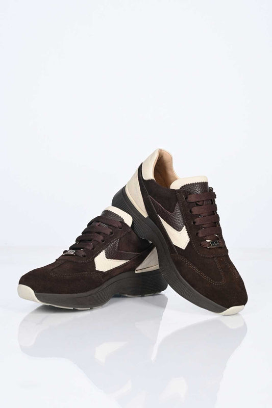 Bestello Lace-Up Genuine Leather Sneakers with Thermo Sole 338-7108 Women's Shoes