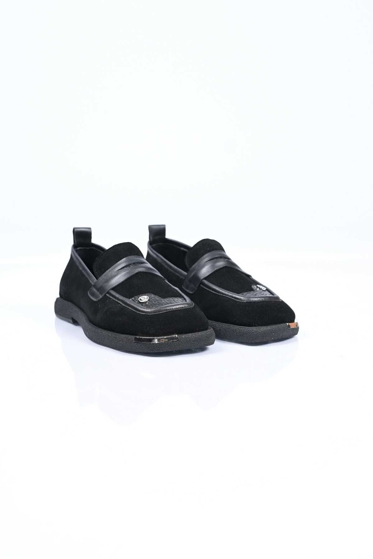 Bestello Genuine Leather Loafer with Buckle Detail, Thermo Sole, Slip-On, 338-7082 Women's Shoes