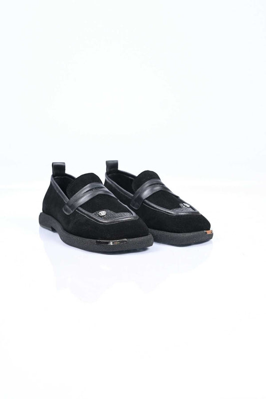 Bestello Genuine Leather Loafer with Buckle Detail, Thermo Sole, Slip-On, 338-7082 Women's Shoes