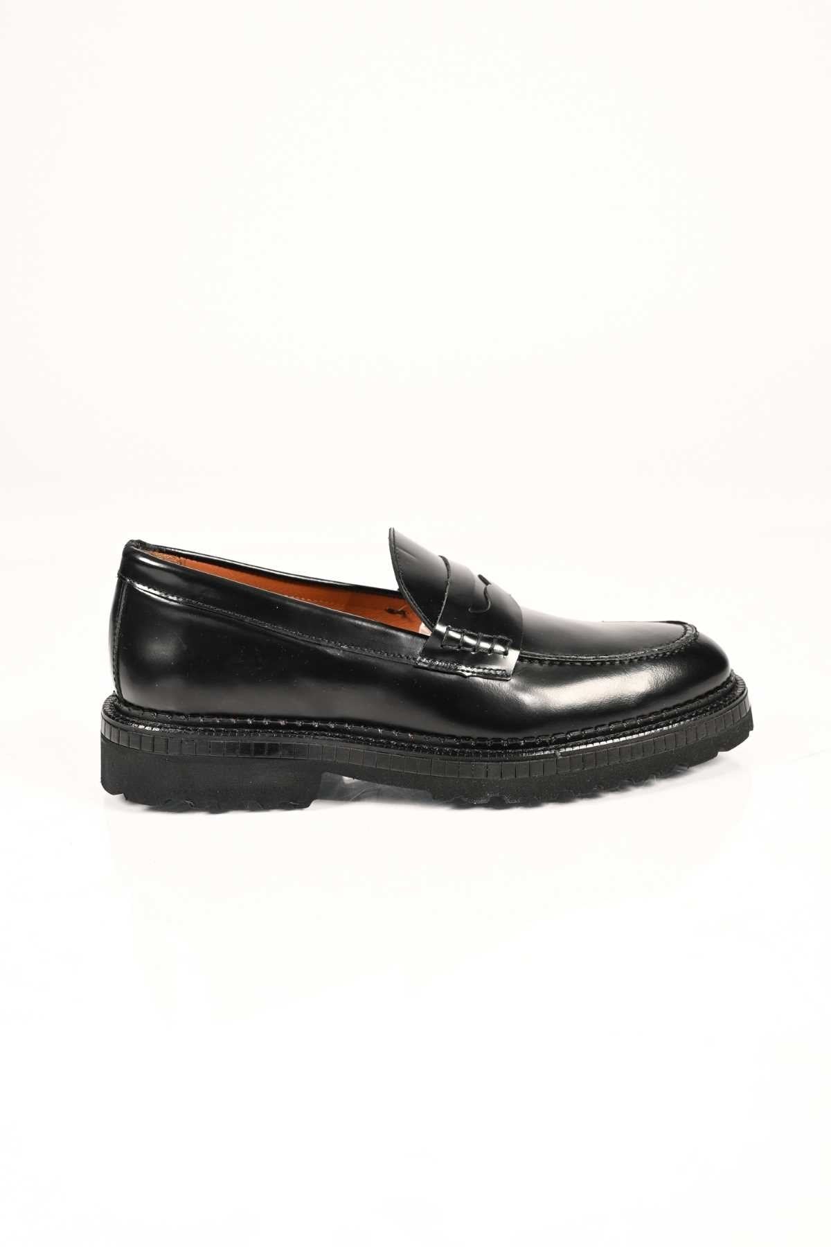 Bestello Slip-On Genuine Leather Loafers with EVA Sole 174-802 Men's Shoes