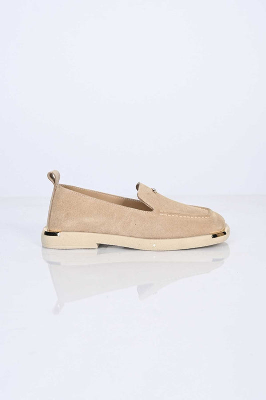 Bestello Slip-On Loafer with Buckle Detail, Thermo Sole, Genuine Leather, 338-7086 Women's Shoes