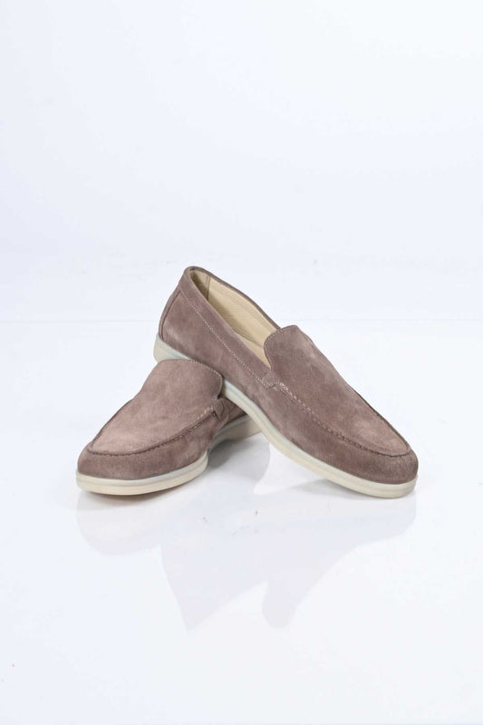 Bestello Slip-On Genuine Leather Loafers with Rubber Sole 333-216 Men's Shoes