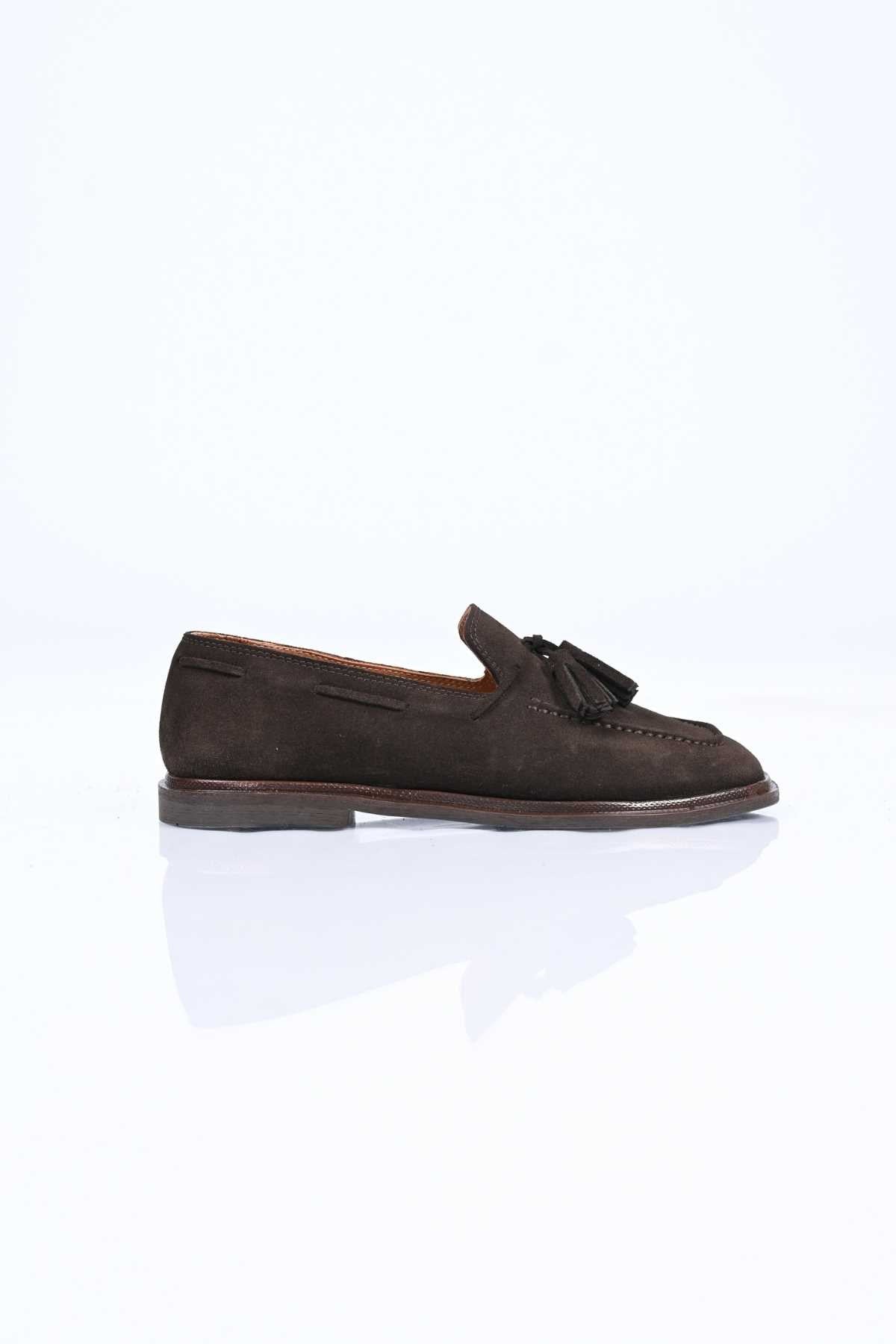 Bestello Genuine Leather Loafer with Tassels, Slip-On, Jordan Sole 332-26175 Women's Shoes