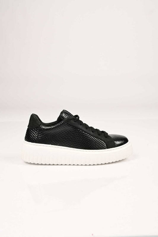 Bestello Lace-Up EVA Sole Genuine Leather Sneakers 101-4406-01 Women's Shoes