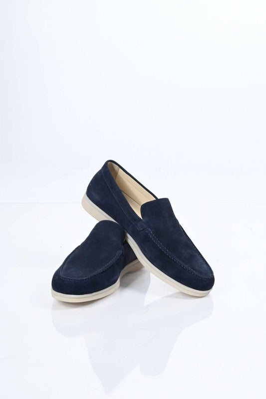 Bestello Slip-On Genuine Leather Loafers with Rubber Sole 333-216 Men's Shoes