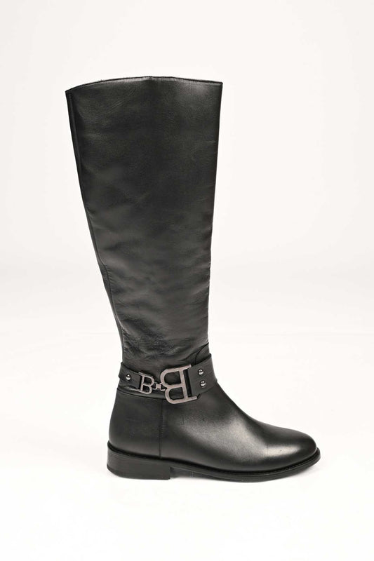 Bestello Slip-On Zip-Up Genuine Leather Boots with Jordan Sole 334-2500 Women's Boots