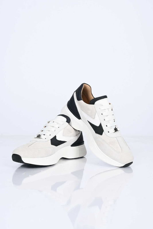 Bestello Lace-Up Genuine Leather Sneakers with Thermo Sole 338-7108 Women's Shoes