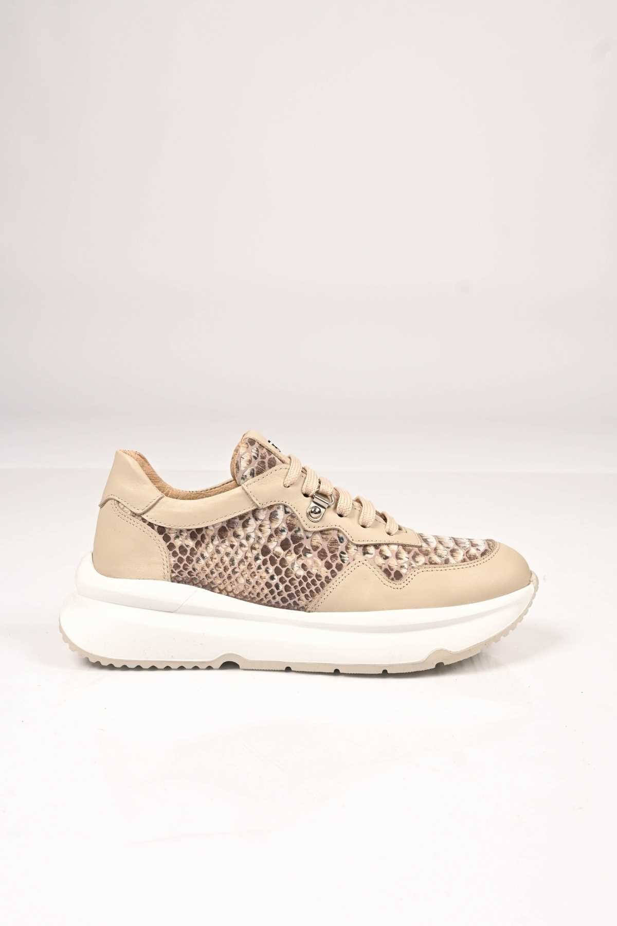 Bestello Lace-Up EVA Sole Genuine Leather Sneakers 101-4406-01 Women's Shoes