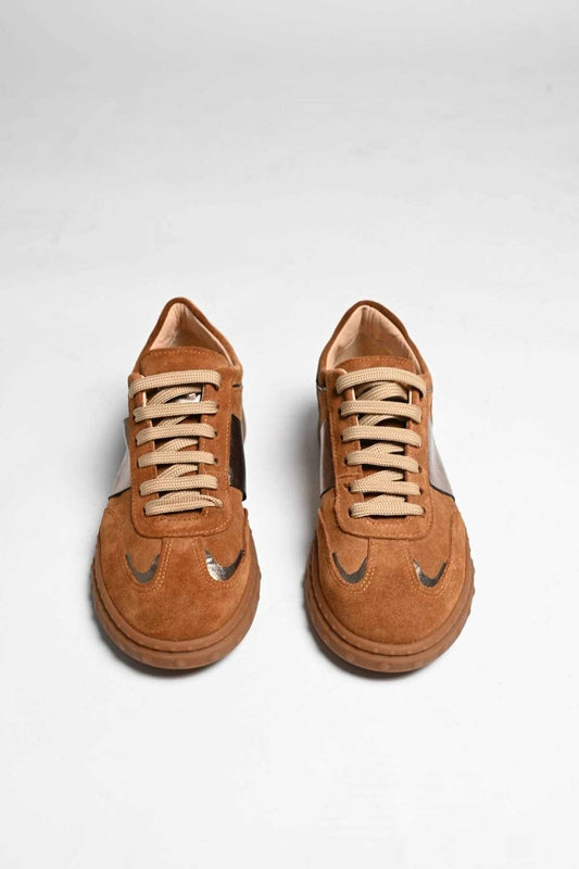Bestello Women's Lace-Up Rubber-Soled Sneakers 101-GUMK-01 Women's Shoes