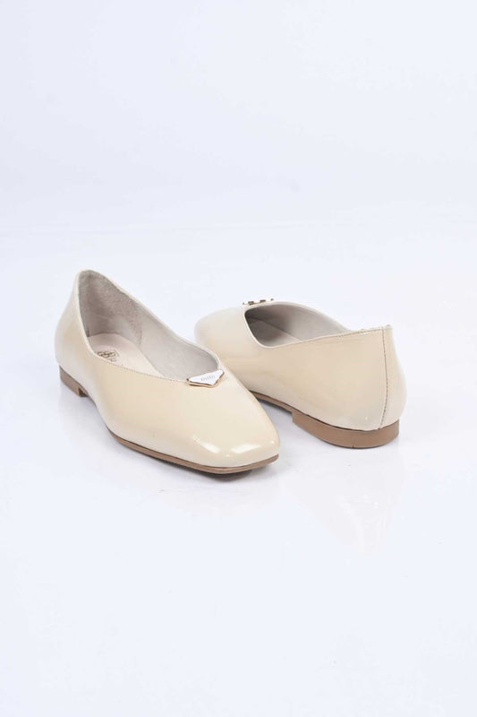 Bestello Genuine Leather Slip-On Ballet Flats with Buckle and Jurdan Sole 342-014 Women's Shoes