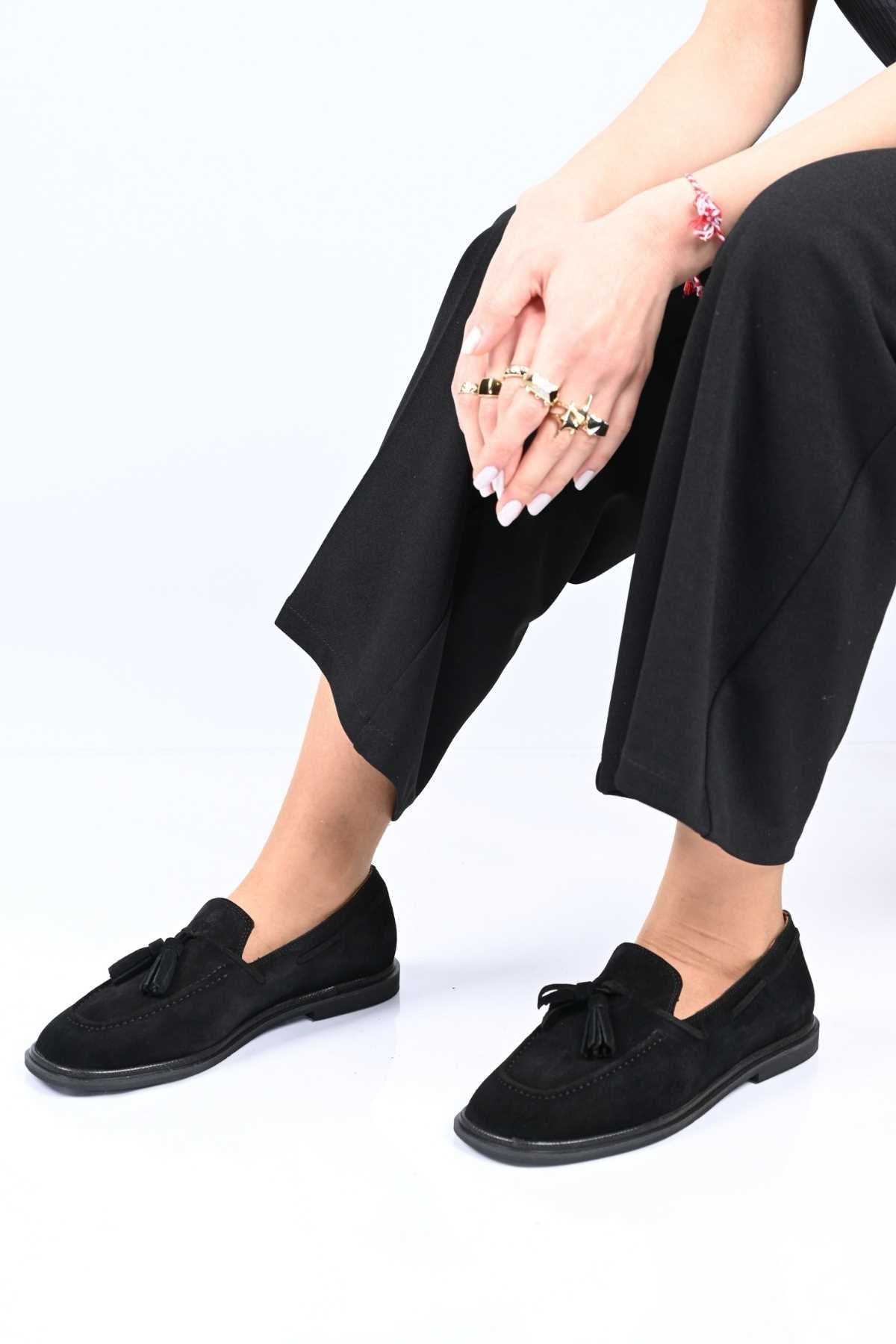 Bestello Genuine Leather Loafer with Tassels, Slip-On, Jordan Sole 332-26175 Women's Shoes