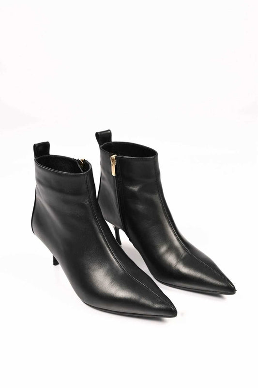 Bestello Slip-On Zip-Up Genuine Leather Boots with Neolite Sole and Slim Heel 337-2308 Women's Boots
