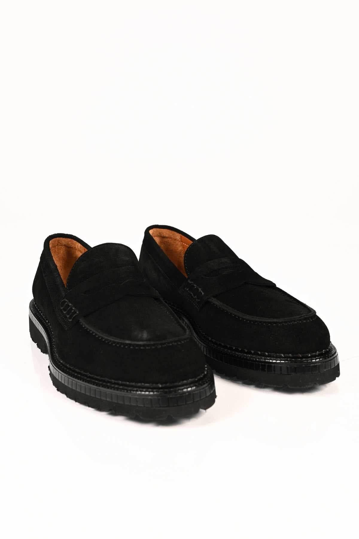 Bestello Slip-On Genuine Leather Loafers with EVA Sole 174-802 Men's Shoes