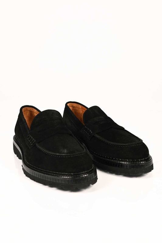 Bestello Slip-On Genuine Leather Loafers with EVA Sole 174-802 Men's Shoes