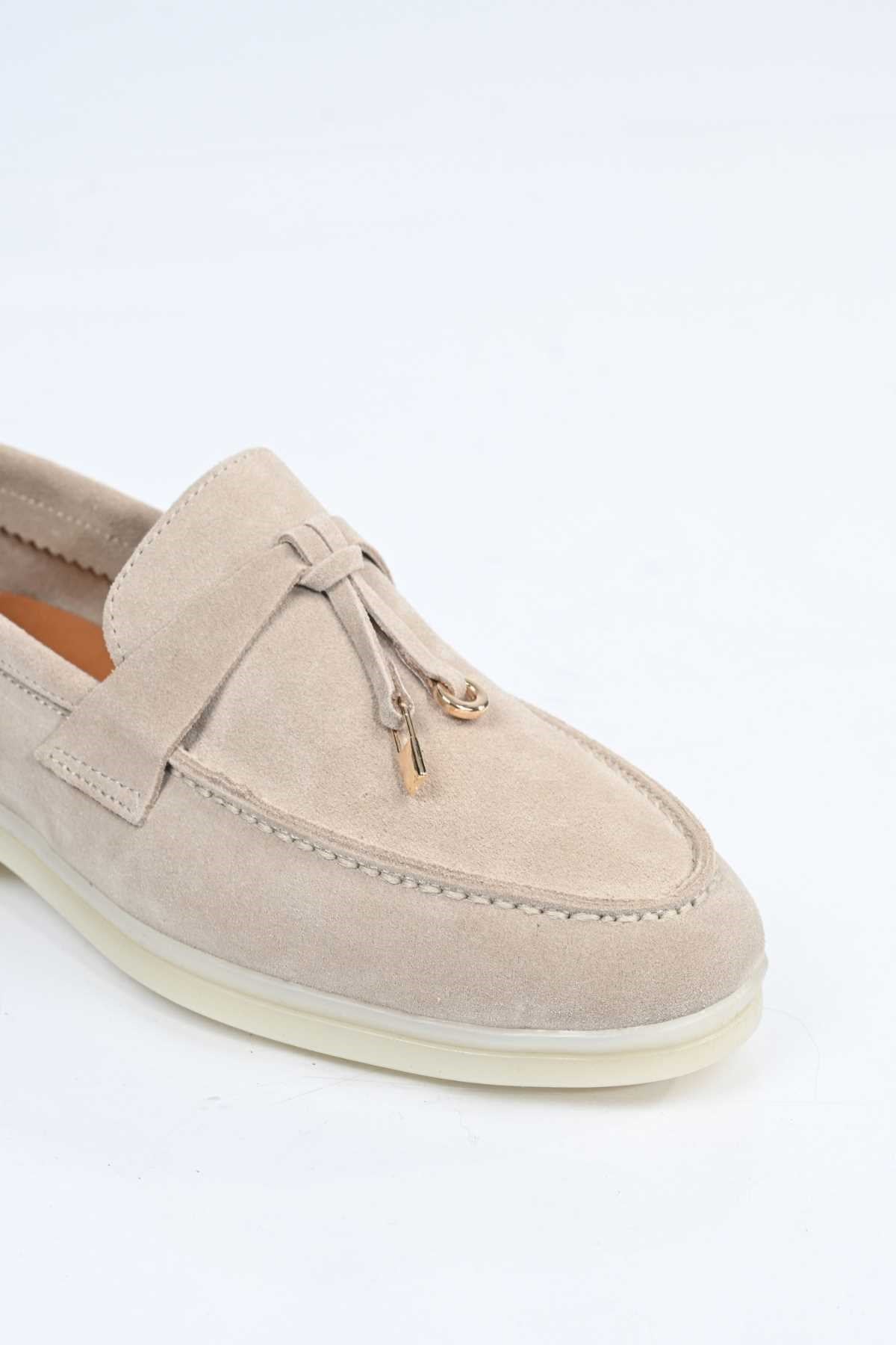 Bestello Slip-On Loafer with Tassel Detail, Rubber Sole, Genuine Leather, 343-166-034 Women's Shoes