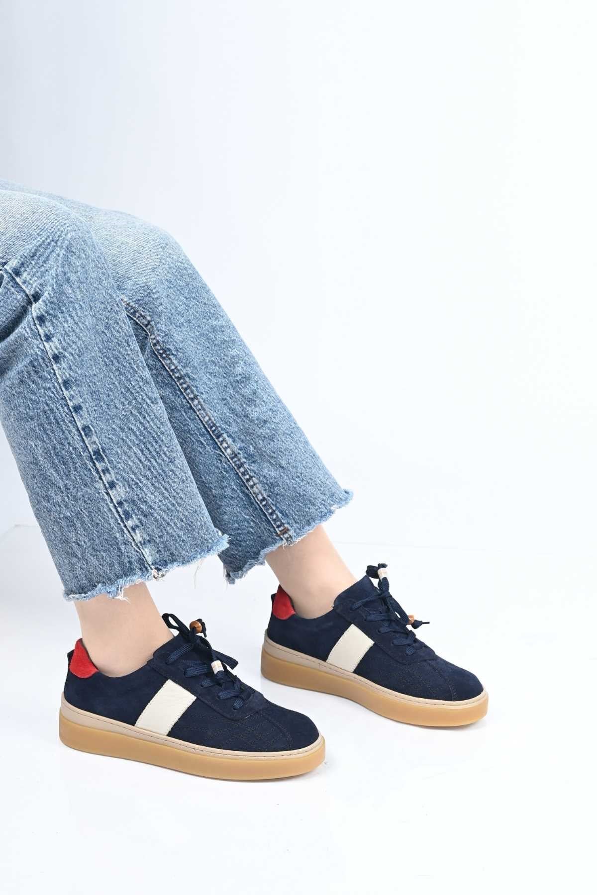 Bestello Lace-Up Genuine Leather Sneakers with Thermo Sole 345-1428 Women's Shoes