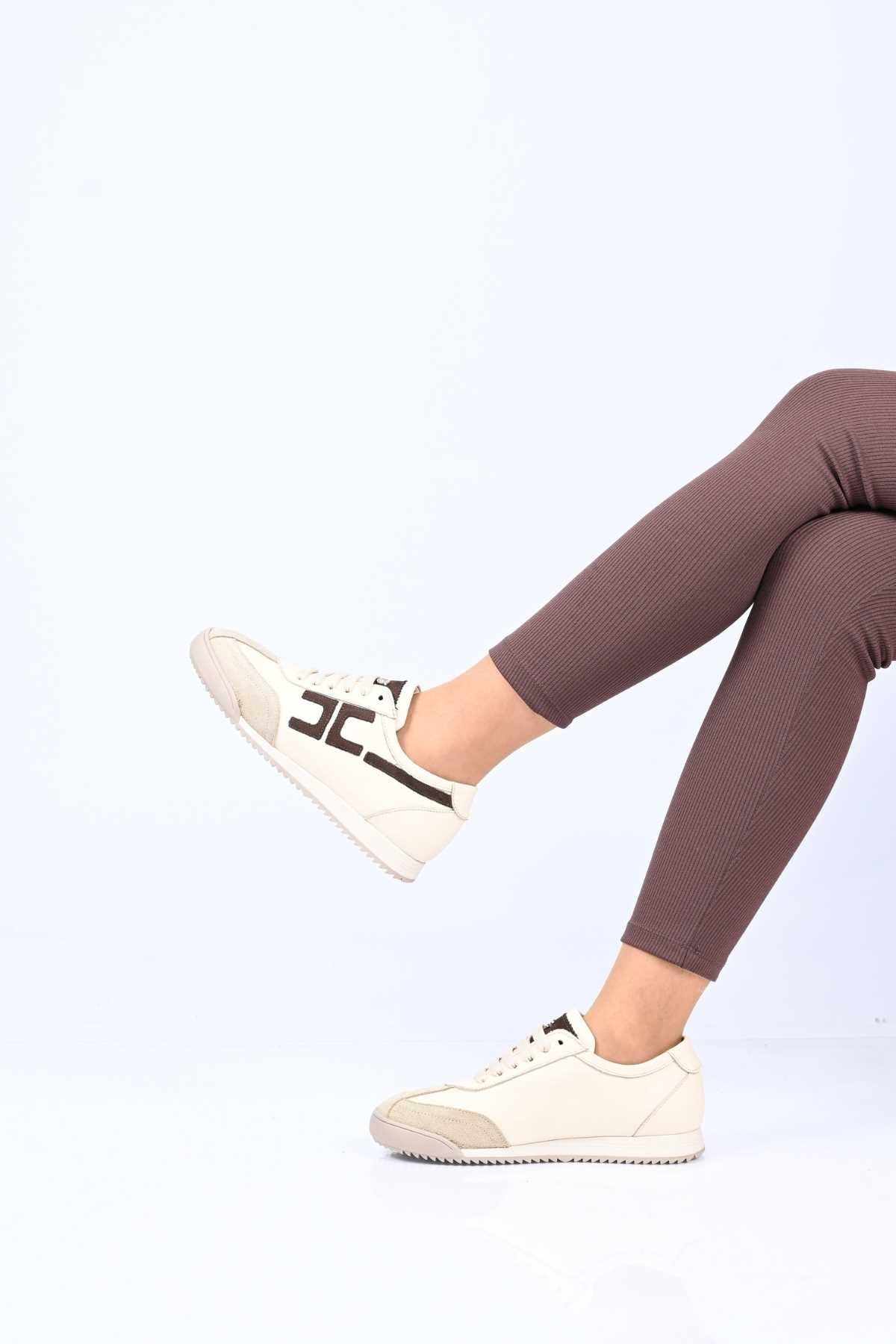 Bestello Lace-Up Genuine Leather Sneakers with Thermo Sole 338-7054 Women's Shoes