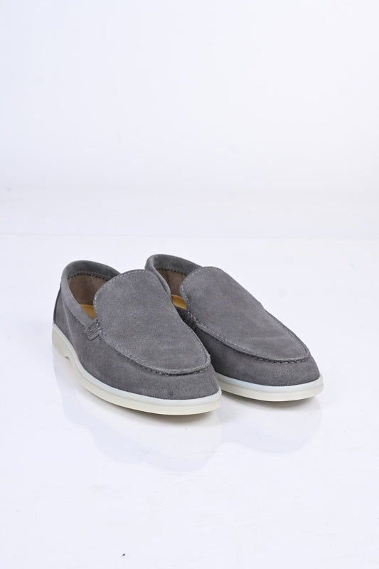 Bestello Slip-On Genuine Leather Loafers with Rubber Sole 028-2000 Men's Shoes