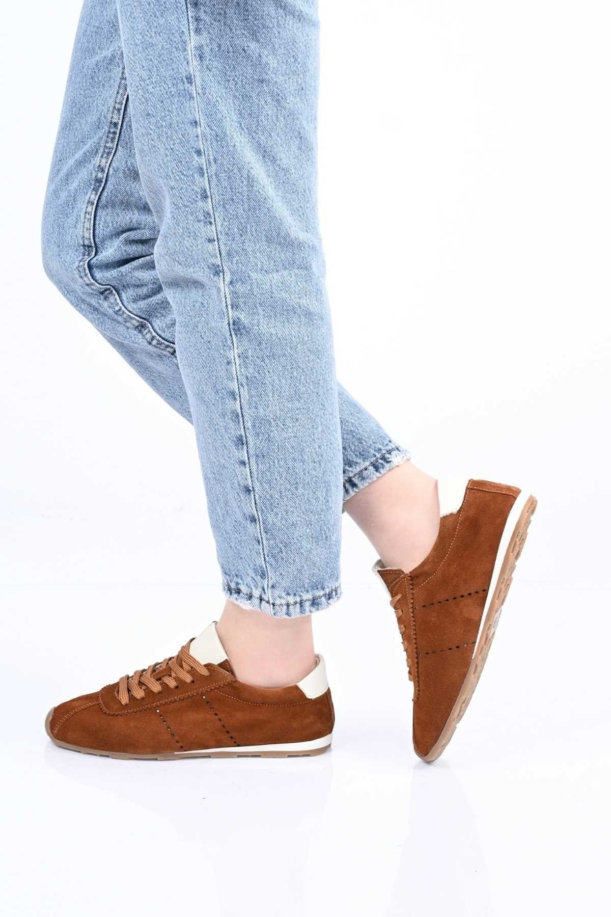 Bestello Lace-Up Genuine Leather Sneakers with Thermo Sole 341-0138 Women's Shoes