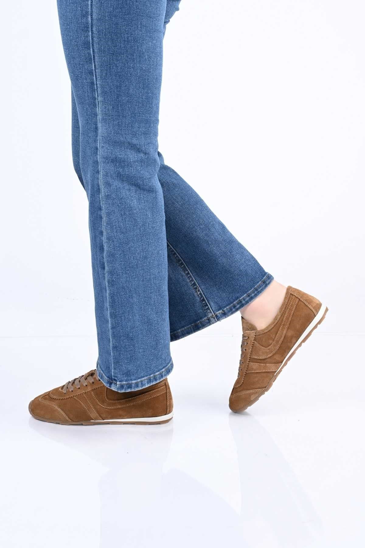 Bestello Lace-Up Genuine Leather Sneakers with Thermo Sole 341-0135 Women's Shoes