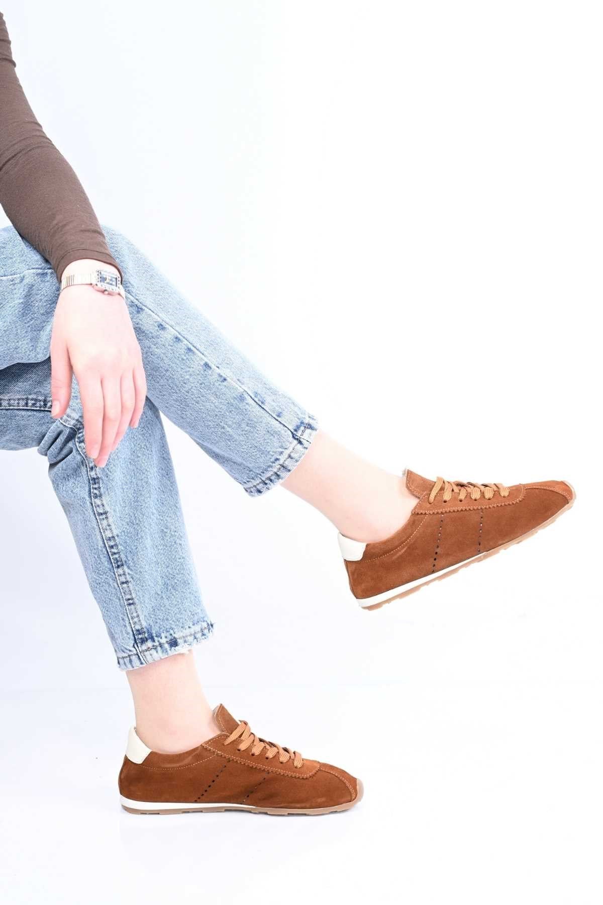 Bestello Lace-Up Genuine Leather Sneakers with Thermo Sole 341-0138 Women's Shoes