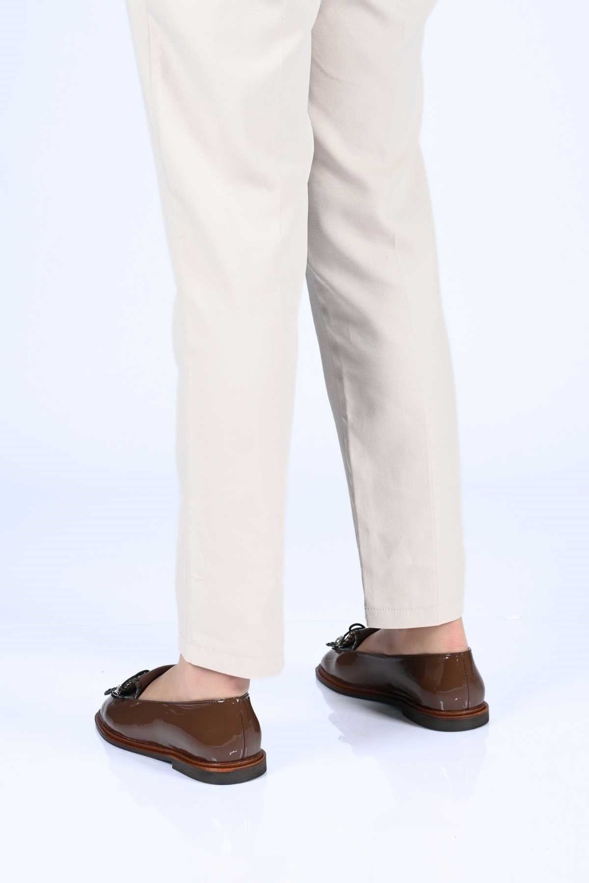 Bestello Laceless Loafer with Saddle Detail, Genuine Leather, Patent Finish, Jurdan Sole, 332-26146 Women's Shoes
