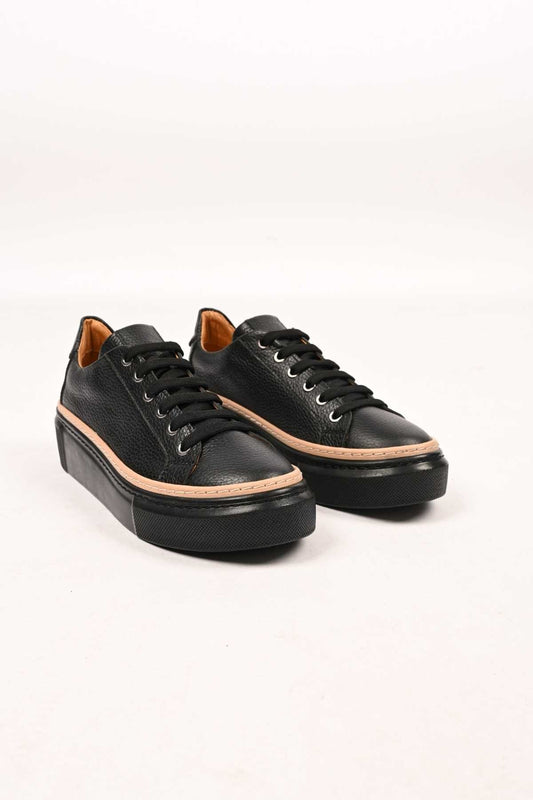 Bestello Lace-Up Genuine Leather Casual Women's Shoes with Poly Sole 334-5022-09 Women's Shoes