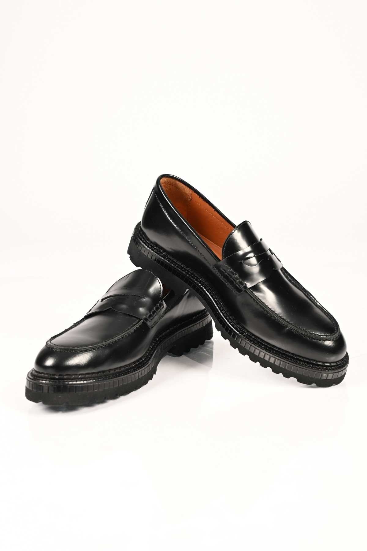 Bestello Slip-On Genuine Leather Loafers with EVA Sole 174-802 Men's Shoes