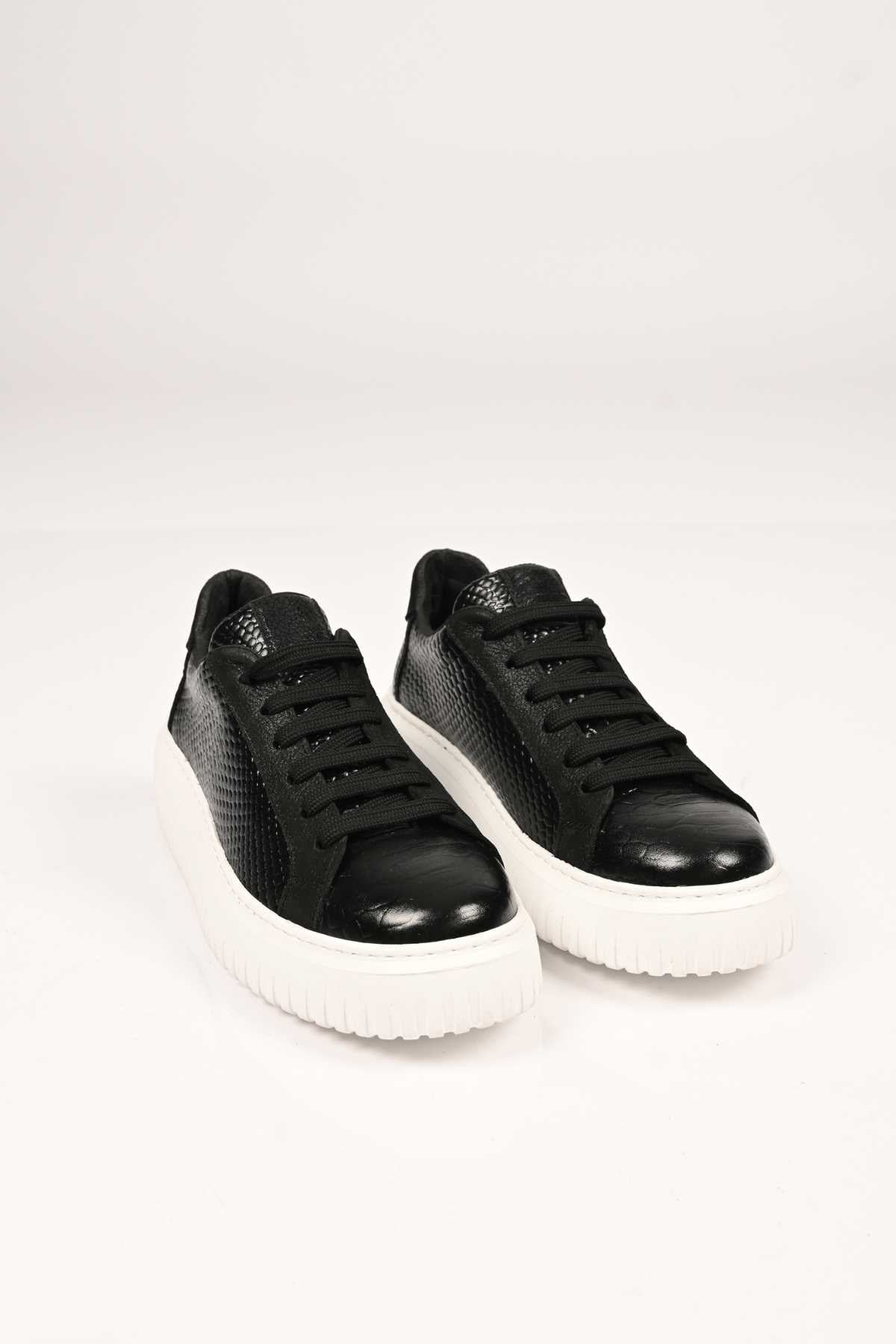 Bestello Lace-Up EVA Sole Genuine Leather Sneakers 101-4406-01 Women's Shoes
