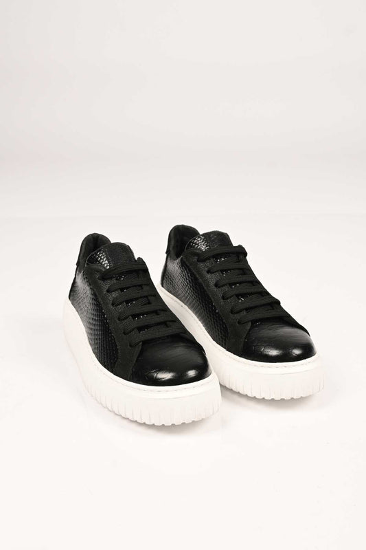 Bestello Lace-Up EVA Sole Genuine Leather Sneakers 101-4406-01 Women's Shoes